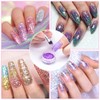 24Pcs Nail Glitter Powder, Nail Art Sequins Holographic Glitters, Cosmetic