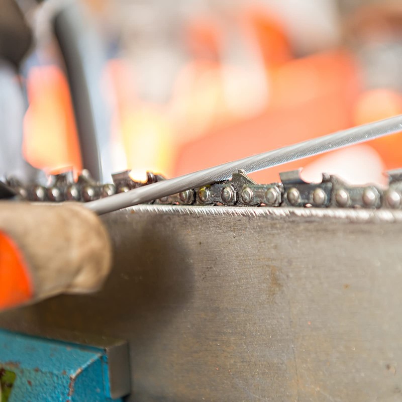 sourcing map Chainsaw File 11/64 Inch (4.5 mm) Round High