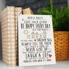 Dorothy Spring House Rules Metal Decorative Sign
