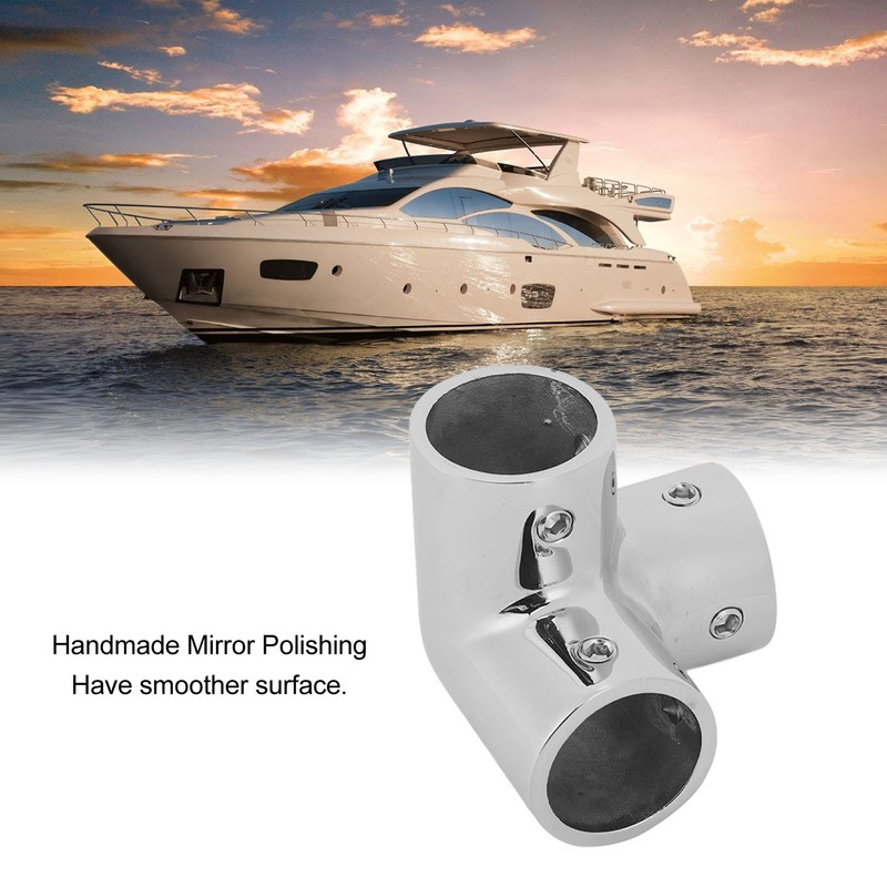 Boat Handrail Tee Connector 316 Stainless Steel Heavy Duty Pipe