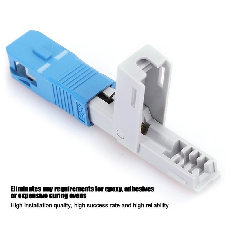 10Pcs Fiber Optic Quick Connector UPC FTTH SC/APC Embedded Fast
