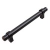 GlideRite Hardware 5 inch CC 4007-128-ORB-1 Solid Euro Bar Pulls,