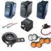 X-LIGHT OEM Sized LED Rocker Switch Turn Signal Horn Kit
