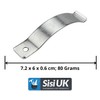 10 x Picture Frame Spring Clips Zinc Plated Steel Spring
