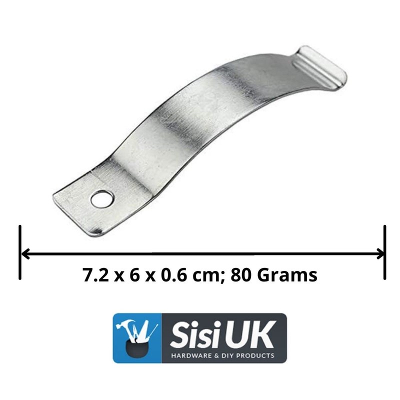 10 x Picture Frame Spring Clips Zinc Plated Steel Spring