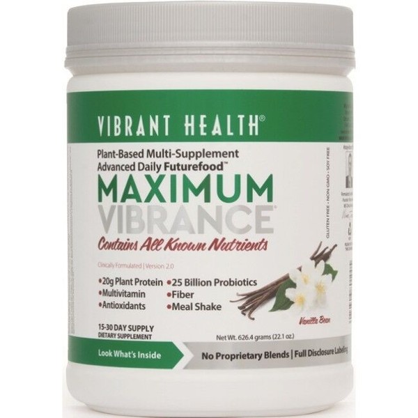 Vibrant Health- Maximum Vibrance Vanilla Bean 22.1 oz