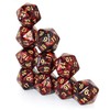 SmartDealsPro 10-Pack 20 Sided Dice D20 Polyhedral Dice for DND