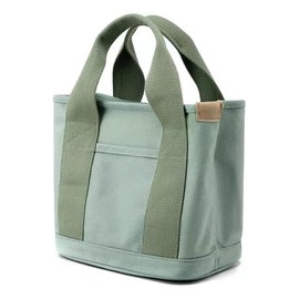 SHUUL Round Tote Bag, Golf Bag, Golf Pouch, Cart Bag, Round Accessories, Multi-functional Sorting Pocket, Waterproof, Canvas, Women's, Men's, Accessories, Luggage, Outdoors, green