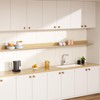 Chibery 10 Pack Champagne Bronze Kitchen Cabinet Knobs, Knurled Round