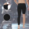 Runhit 2 Pack Men's Basketball One Leg Tight Full Length