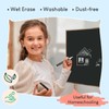 STATIONERY ISLAND White Chalk Pens for Blackboard, Liquid Chalk Markers
