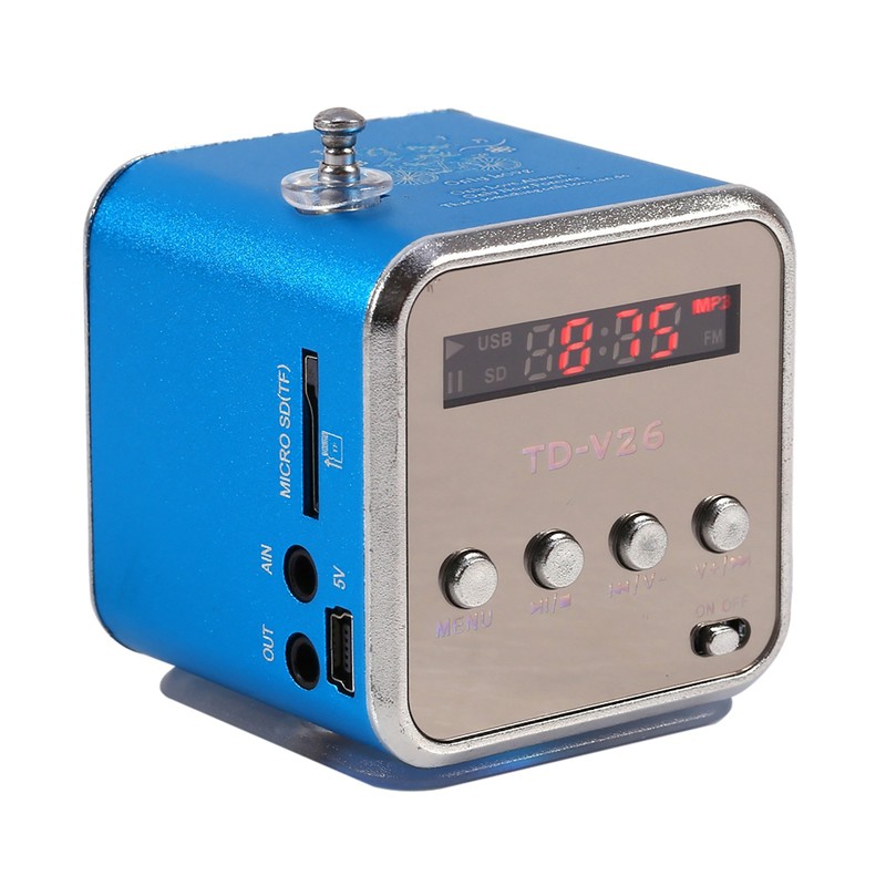 Mini Speaker Music Player Portable FM Radio PC Fashion Support