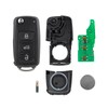 3 Buttons Car Remote Key Fob For VW VolksWagen Beetle
