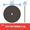 Dremel 540 Cut-Off Wheels 1-1/4" x.063 Thick, 5 Pack