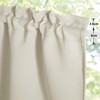 PONY DANCE Kitchen Net Curtains, Modern Short Curtains for Bathroom,