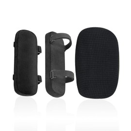 USHXVG 1 Pair of Armrest Pads, 1 Piece of Corn Pattern Head Pillowcase, Seat Armrest Cushion, Comfortable Armrest Cushion, Elbow Cushion, Suitable for Office Chairs, Gaming Chairs