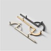 WJXFHTD 2PCS Art Decor Cabinet Pulls, Zinc Alloy Modern Simple