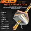 CYLBAQ Carbide Tips Drill Bit Set Hex Shank, 6PCS 160mm