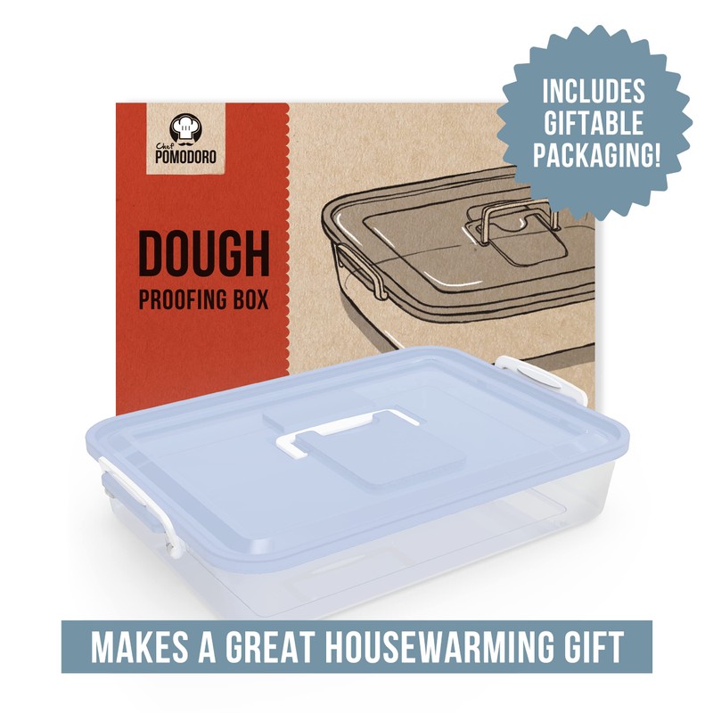 Chef Pomodoro Pizza Dough Proofing Box, 14 x 11-Inch, Preparation