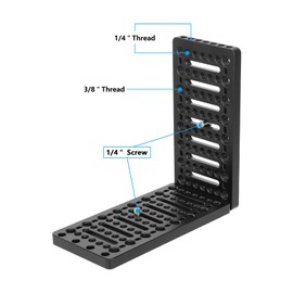 CAMVATE L-Shaped Cheese Plate Extension Mounting Platform with Anti-Twist Pins Hole - 3646