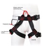 Half Body Climbing Harness Strong Bearing Capacity High Safety Free