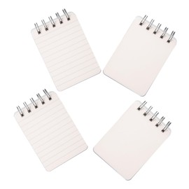 Operitacx 4 Stück Mini-Notizbuch Mini-Notizbücher, Großpackung kleines Notizbuch Notizblöcke Spiralnotizbücher Spiralblock klein kleiner Notizblock An der Wende liniertes Buch Taschenbuch