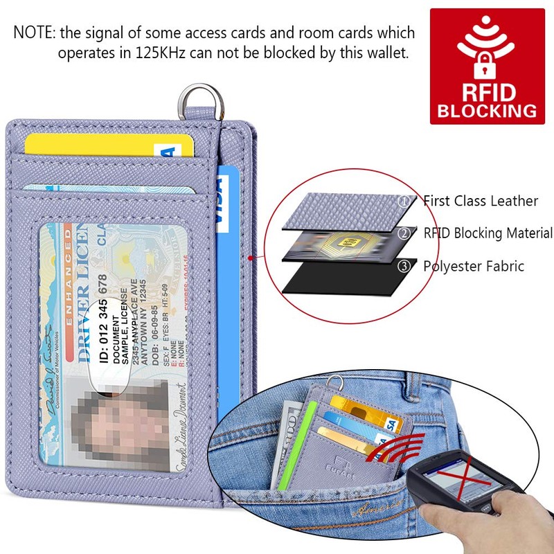 FurArt Slim Minimalist Wallet, Front Pocket Wallets, RFID Blocking, Credit