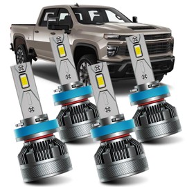 fits for 2023-2026 Chevy Silverado 2500HD 3500HD low-high fog lights combo