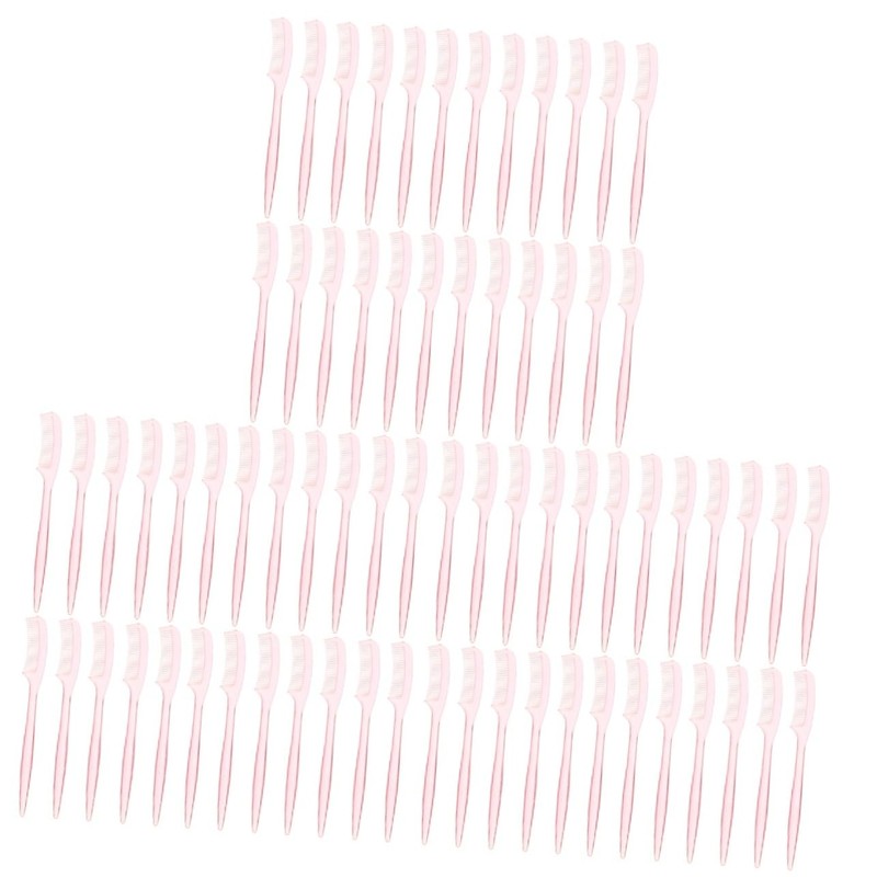 FOMIYES 300pcs Mini Eyelash Extensions Brush Comb Versatile Eyebrow Eyelash