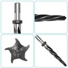 4 PCS Taper Reamers, 3/8", 1/2", 5/8", 3/4" High Speed