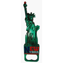 MU K148 Metal Magnet Bottle Opener New York Statue of Liberty USA 15 x 4 cm Opener Fridge Magnet Maritime Figure Decoration