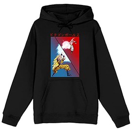 Bioworld Dragon Ball Z Adorable Anime Black Hoodie Pullover-XS