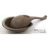 Santoku 20013-2 Banko Ware Ginpu Hanamishima Astragalus Large Saucer Set