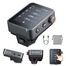 Godox X3 Pro S X3 PRO-S TTL Wireless Flash Trigger for Sony Camera, 2.4GHz LCD Touchscreen Flash Transmitter, Built-in Lithium Battery, X3 S Updated Version