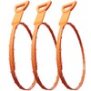 Unclogging Snake Tool 25 Inch, Hair Clog Remover for Sink