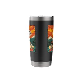 Pop Japanese Art Mt. Fuji Sunset Noodles Cute Koala Joey Stainless Steel Insulated Tumbler