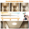 Rodalims Rechargeable Ceiling Light, No Wiring Battery Operated Ceiling Lights
