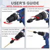4Pcs Drill Chuck Adapter 1/4 Inch Hex, Drill Bit Adapter