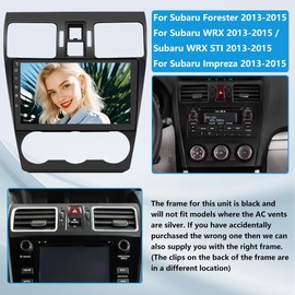 Android 13 Car Radio Stereo for Subaru Forester WRX Impreza 2013-2015 Suitable for Factory Sound Systems, 9 inch 2G+32G Head Unit with Carplay/Android Auto SWC GPS WiFi BT FM RDS AM DSP Rear Camera