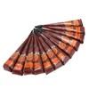 12PCS Temporary Tattoo Paste Cones Brown India Hand Painting Drawing