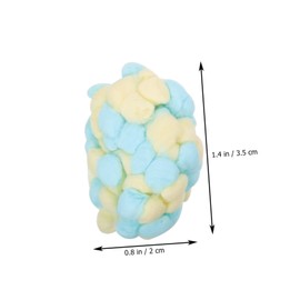 TEHAUX Pcs Gentle Touch Thermal Cotton Balls Pom Poms for Crafts Craft Balls Fuzzy Texture for Pet's Comfort
