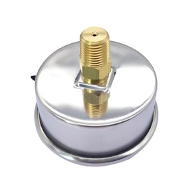 YSIL 0-60 Psi Glycerin Liquid Filled Low Pressure Gauge 2.5" Dial Size Stainless Steel 1/4" NPT Water Oil Air Back Mount for Water Pump Pneumatic Hose Tank Gas Pressure Test