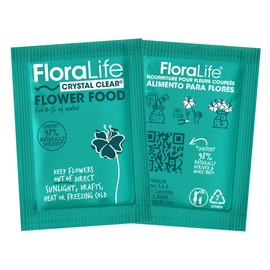 Cut Flower Food Floralife Crystal Clear 200 powdered packets 2.2 Lbs
