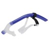 Swimming Snorkel Reduced Drag Silicone Swimming Breathing Tube with Adjustable