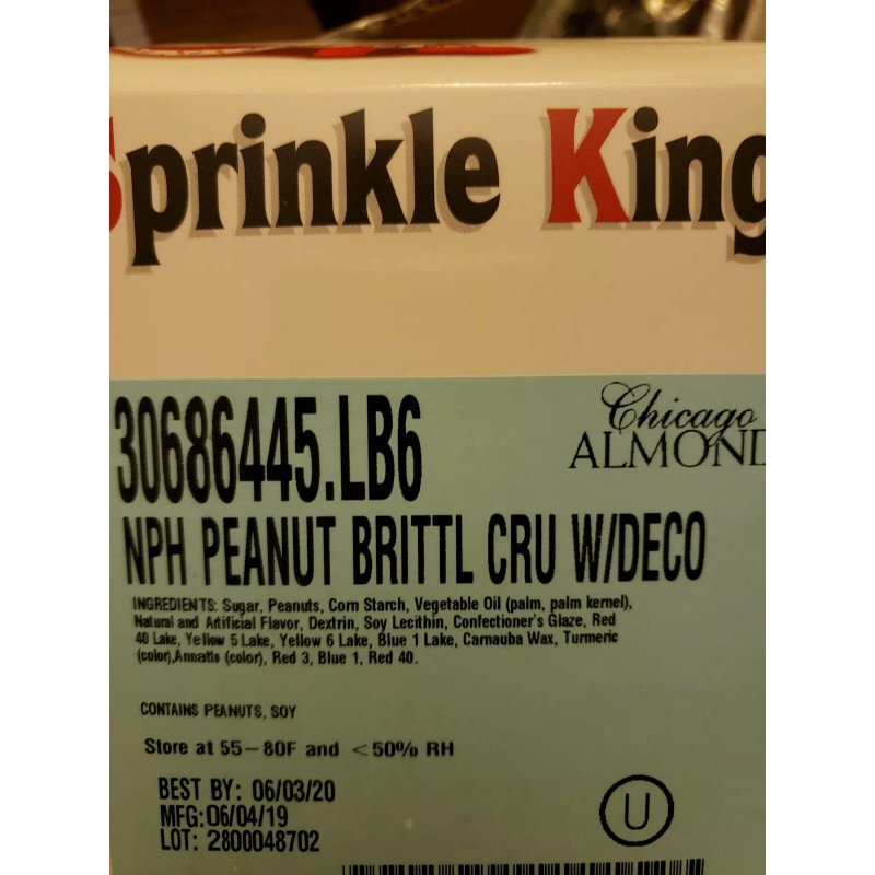 SPRINGLE Dairy Queen Peanut Brittle crunch, Krunch Kote Topping Sprinkles