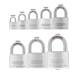 Abus 64ti/60mm Titalium Padlock KA