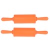 NUOMI Kids Rolling Pin for Baking Playdough 2 Pack Non-Stick