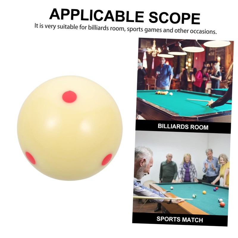 GRIRIW Billiard Training Cue Ball Precision Resin Replacement Ball for