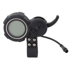 Electric Scooter LCD Display Panel 6 Pin Waterproof Connector 36‑72V Green Display Screen for 10 Inch Scooter Modification