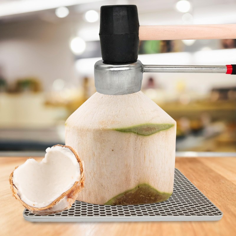 Coconut Opener Tool Set Safe & Easy Coconuts Tool to